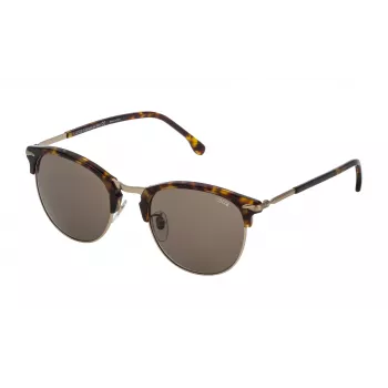 LOZZA SL2293M5208FT Unisex Sauļošanās Brilles Havana Acetāta Rāmis Pelēks Gradienta Lēcas 52/21/140 mm