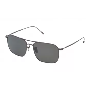 LOZZA SL2305 Saulesbrilles Vīriešiem - Havana Acetāta Rāmis, Brūnas Polikarbonāta Lēcas, UV400 Aizsardzība, 57mm Lēcu Platums