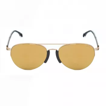 LOZZA SL2394-57300G Vīriešu taisnstūra saulesbrilles Havana/Brūns rāmis Zaļa lēca 57/15/140 mm