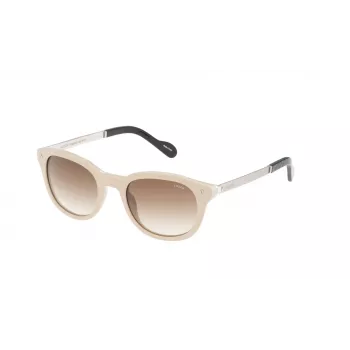 LOZZA SL4034M506YZM Unisex Saulesbrilles Havana Acetāta Rāmis Brūnas Gradienta Lēcas 50/21/145 mm