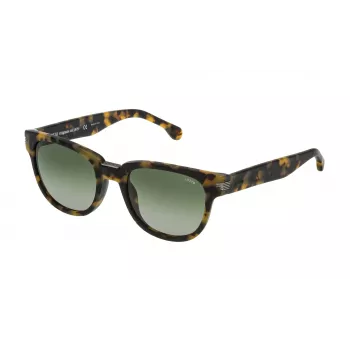 LOZZA SL4134M52960M Unisex saulesbrilles Havana acetāta rāmis Brūnas gradienta lēcas 52mm