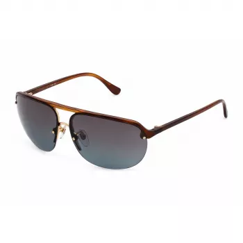 LOZZA SL4260-650706 Vīriešu taisnstūra saulesbrilles Dark Havana Grey