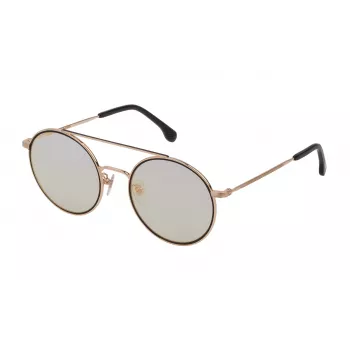 LOZZA Unisex Saulesbrilles SL233553301C - Havana Acetāta Rāmis, Brūnas Polikarbonāta Lēcas, UV400 Aizsardzība, 53mm Lēcas Platums