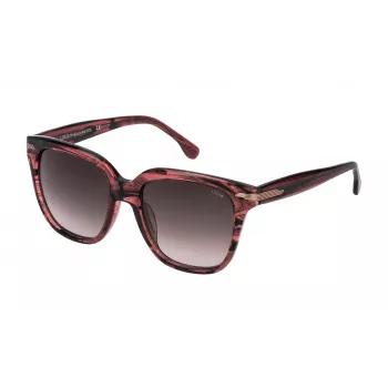 LOZZA Woman SL4131M5409G1 saulesbrilles 54/19/140 mm melns acetāta rāmis pelēki gradienta lēcas UV400