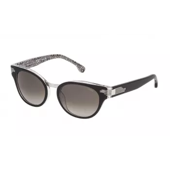 LOZZA sieviešu saulesbrilles SL4075M500APA Havana acetāta kvadrātveida rāmis ar brūni gradienta lēcām 50/20/140 mm