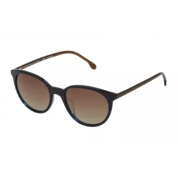 LOZZA sieviešu saulesbrilles SL4178M516X8P Havana Tortoise Acetate Rectangular Polarized UV400 51mm