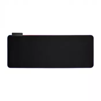 LUMI LEGEND CORPORATION RGB Gaming Mouse Pad ar 2-Port USB Hub - 800x300 mm, Melns