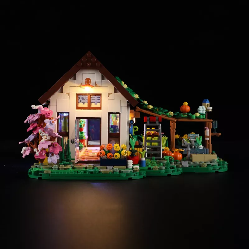 Lumibricks iekštelpu siltumnīca ar pilna spektra LED augu apgaismojumu, hidroponikas sistēma, 6 augu podi, 2.5L ūdens tvertne, balta