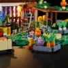 Lumibricks iekštelpu siltumnīca ar pilna spektra LED augu apgaismojumu, hidroponikas sistēma, 6 augu podi, 2.5L ūdens tvertne, balta