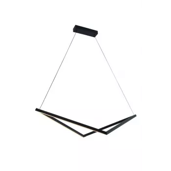 Piekaramā lampa Luminaire Pendant 32W LED melna 1920lm