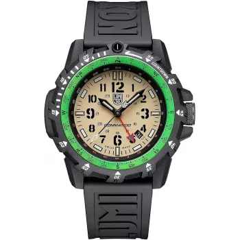 Luminox Atacama Field Day Date vīriešu pulkstenis XL.3321 45mm melns ciparnīca melna ādas siksniņa