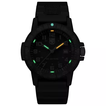 LUMINOX vīriešu pulkstenis XS.0329 44mm Šveices kvarcs Carbonox melna gumija