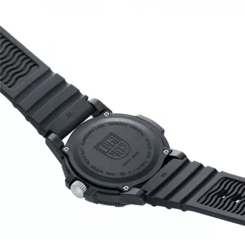 Luminox XS.0323.L vīriešu pulkstenis 44mm Šveices kvarcs ar zilu ciparnīcu un melnu gumijas siksnu
