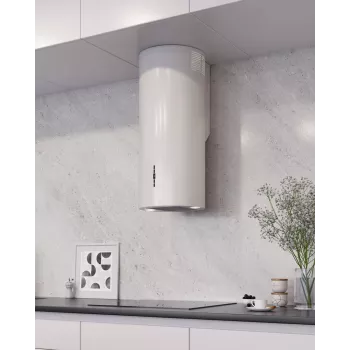 MAAN Elba 2 W835 Sienas tvaika nosūcējs balts 80 cm
