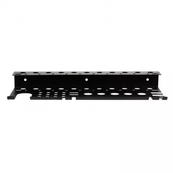 MACLEAN MC-141 sienas instrumentu organizators ar 20 kastēm un 11 āķiem, melns/sarkans, 800x400x195 mm