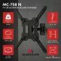 Maclean MC-758 N Fiksētais sienas stiprinājums 23–65 collu TV un monitoriem, 30 kg, VESA 400x400, melns