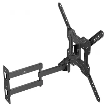 Maclean MC-759 N Fiksētais TV/monitora sienas stiprinājums 23–65 inch ekrāniem, 30 kg, VESA līdz 400x400, melns