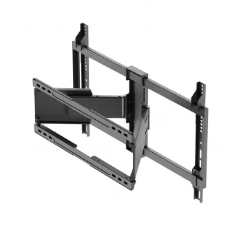 MACLEAN MC-881 N Fiksētais TV sienas stiprinājums 37-90 collu ekrāniem, VESA līdz 600x400, 65 kg slodze, melns
