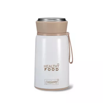 Maestro MR-1646-80 Dinner Thermos 0.8 L Nerūsējošā tērauda vakuuma pārtikas termoss ar saliekamo karoti