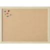 MAGNETOPLAN HOLTZ korķa tāfele ar koka rāmi 800 x 600 mm, dabīgais korķis, piestiprināma pie sienas piezīmēm, memoriem un fotogrāfijām (121923)