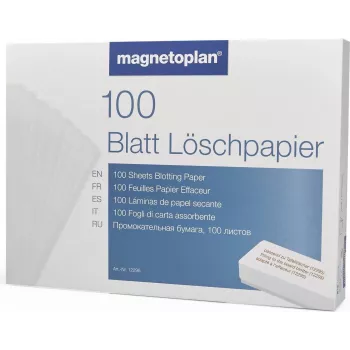 MAGNETOPLAN HOLTZ tāfeles dzēsēja papīrs pelēks 100 loksnes (12296)