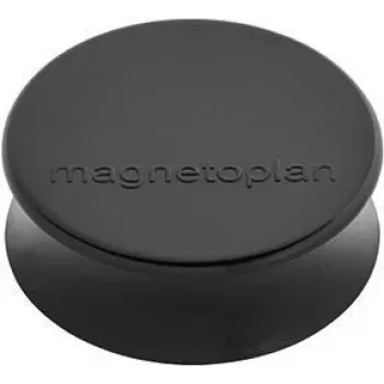 MAGNETOPLAN HOLTZ Ergo lielie magnēti, melni, 34 mm, 10 gab. 1665012