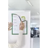 MAGNETOPLAN HOLTZ Magnetofix A4 magnētiskā dokumentu kabatiņa, zaļa 1130305