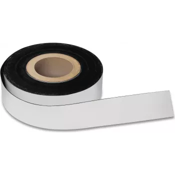 MAGNETOPLAN HOLTZ magnetoplan magnētiskā lente, PVC, balta, 20 mm x 30 m, 0,6 mm bieza, marķēšanai un plānošanas dēļiem (51053320)