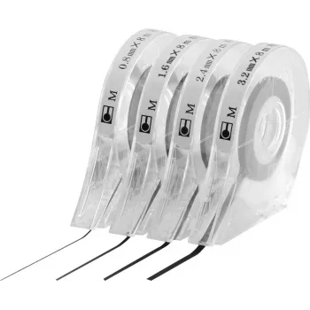 MAGNETOPLAN HOLTZ Zeichenband pašlīmējošā marķēšanas lente, melna, 1,6 mm x 8 m, tāfelēm un plānošanas dēļiem (40102)