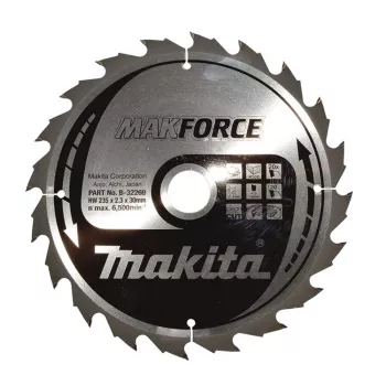 Makita B-32269 Makforce Ripzāģa disks 235x30x20T Kokam