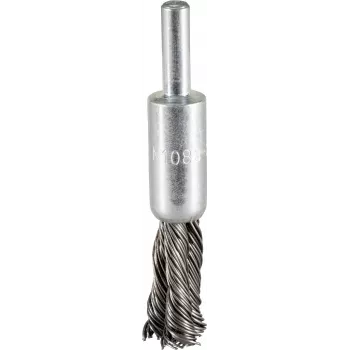 Makita D-73835 koniskā tērauda stiepļu suka, 12 mm, 6 mm apaļais kāts, 25 000 RPM