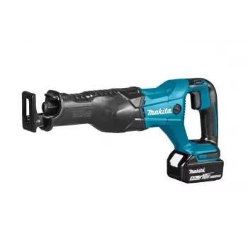 MAKITA DJR186RTE 18V LXT bezsuku zāģis ar 2x 5.0Ah baterijām, ātro lādētāju un Makpac maciņu