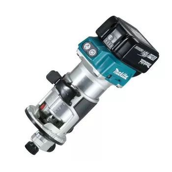 Makita DRT50RTJX2 Bezvadu bezsuku frēze ar 2 akumulatoriem un lādētāju