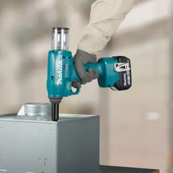 Makita DRV150ZJ 18V LXT Brushless Cordless Rivet Tool (10 kN, 2.4-4.8mm, Makpac Case)