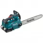 Makita DUC406PT2B 36V Bezvadu augšējā roktura motorzāģis 40cm (16 inch) ar 2x 5.0Ah akumulatoriem un divu slotu lādētāju