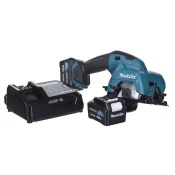 Makita HS301DSME 12V Max CXT bezvadu ripzāģis 85mm ar 2x 4.0Ah akumulatoriem, lādētāju un Makpac kasti
