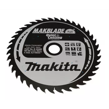 MAKITA MAKBLADE PLUS Ripzāģa asmens 250x30x40T Kokam