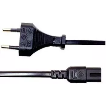 Manhattan 339100 maiņstrāvas barošanas kabelis Europlug uz IEC C7 1,8 m melns