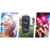 Manta SPK815 pārnēsājams Bluetooth ballīšu skaļrunis ar karaoke, 30W RMS, Disco LED, FM radio, USB/SD/AUX