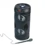 Manta SPK815 pārnēsājams Bluetooth ballīšu skaļrunis ar karaoke, 30W RMS, Disco LED, FM radio, USB/SD/AUX