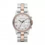 MARC JACOBS MBM3106 Baker sieviešu kvarca analogs pulkstenis 38mm divkrāsu nerūsējošais tērauds