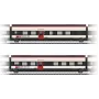Märklin 43462 H0 papildu vagonu komplekts 2 SBB Giruno: 2. klases vagoni D(B9) un E(B8)