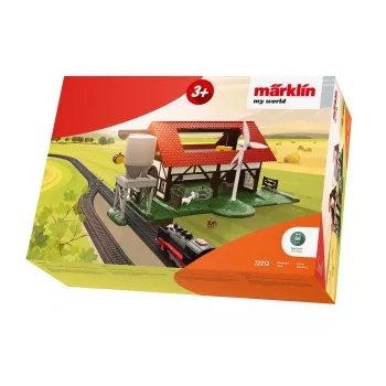Märklin My World H0 Farm Starter Set 72212 – ar baterijām darbināms vilciens ar dzīvniekiem un sliedēm