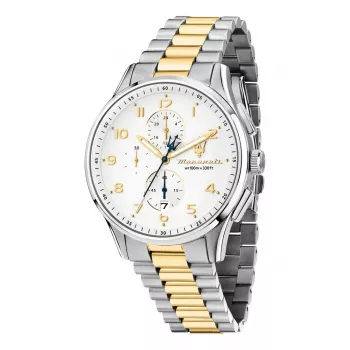 Maserati vīriešu kvarca hronogrāfa pulkstenis R8873624003 44mm nerūsējošais tērauds zils ciparnīca