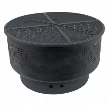 MASTER GRILL Garden Fire Pit with Spark Protection 59cm