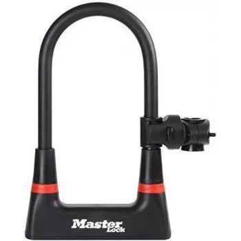 Master Lock U-Lock Steel ar Stiprinājumu 8279EURDPRO Melns/Sudrabs