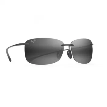 MAUI JIM Huelo Saulesbrilles 446-11M Unisex 55/18/145 mm Matēti Pelēks Zilā Havaja Polarizētas