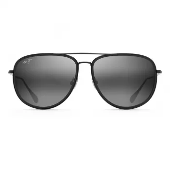 MAUI JIM Men's 554-02 Sauļošanās brilles – Matēts bruņurupuča rāmis, HCL® Bronzas lēcas, PolarizedPlus2®