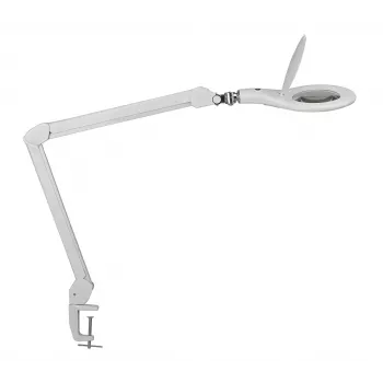 MAUL LED palielināmais lukturis Makro ar skavu balts