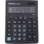 MAUL MXL 12 galda kalkulators ar 12 ciparu LCD displeju, nodokļu aprēķinu, divkāršu barošanu, melns 7267090